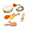 Tęczowy zestaw muzyczny dla dzieci - 7 instrumentów