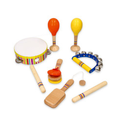 Tęczowy zestaw muzyczny dla dzieci - 7 instrumentów