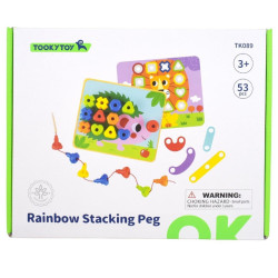 Zestaw Kołków TOOKY TOY - Kreatywna zabawka dla dzieci