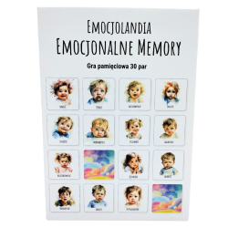 Emocjonalne memory, gra pamięciowa, memo emocje