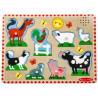 Puzzle dźwiękowe: zwierzęta z farmy Melissa&Doug