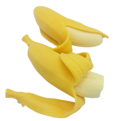 Gniotek banan obrany ze skórki