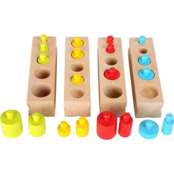 Innowacyjna Układanka Drewniana Montessori - Sortowanie, Liczenie i Porównywanie dla Dzieci 3+