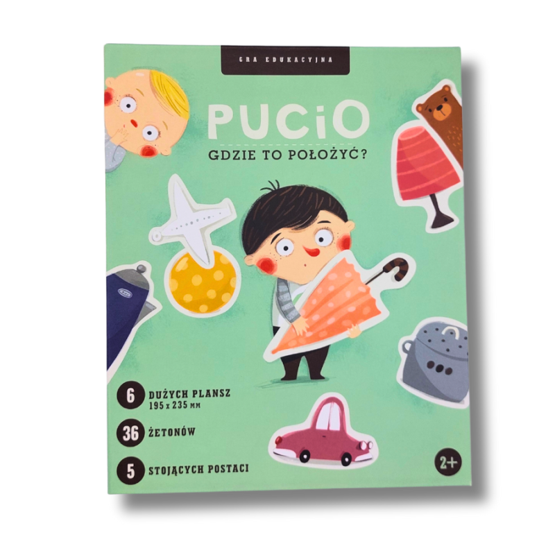 Pucio - Gdzie to położyć? | Gra Edukacyjna dla Dzieci od 2 lat | Rozwój Przestrzenny i Mowy