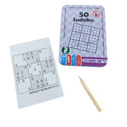 Podróżne Łamigłówki The Purple Cow - 50 Sudoku | Rozwój Umiejętności Poznawczych