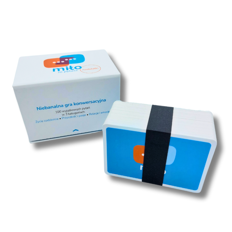 Gra konwersacyjna dla nastolatków - „Miło, że pytasz – Nastolatki” | Rozwijaj relacje i samoświadomość
