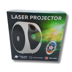 Projektor Laserowy RGB z Pilotem - Stwórz Magiczne Gwiaździste Niebo