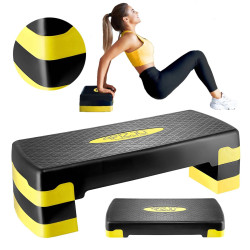 Stepper do aerobiku 3-stopniowy – regulowany sprzęt fitness | Idealny do domu i gabinetu