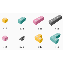 Magnetyczne klocki piankowe TUKI® BUILDER 150 – Kreatywna zabawa