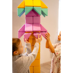 Magnetyczne klocki piankowe TUKI® BUILDER 110 – Kreatywna zabawa