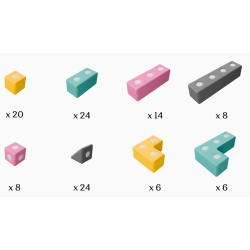 Magnetyczne klocki piankowe TUKI® BUILDER 110 – Kreatywna zabawa