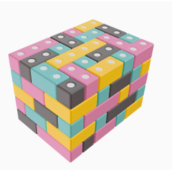 Magnetyczne klocki piankowe TUKI® BUILDER 94 – Kreatywna zabawa