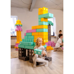 Magnetyczne klocki piankowe TUKI® BUILDER 56 – Kreatywna zabawa