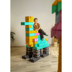 Magnetyczne klocki piankowe TUKI® BUILDER 56 – Kreatywna zabawa