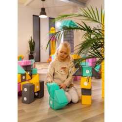 Magnetyczne klocki piankowe TUKI® BUILDER 56 – Kreatywna zabawa