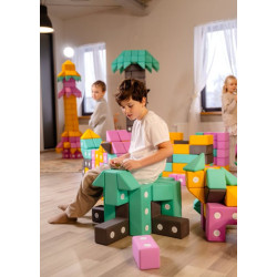 Magnetyczne klocki piankowe TUKI® BUILDER 56 – Kreatywna zabawa