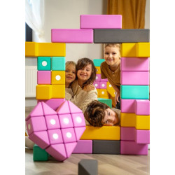 Magnetyczne klocki piankowe TUKI® BUILDER 56 – Kreatywna zabawa