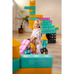 Magnetyczne klocki piankowe TUKI® BUILDER 56 – Kreatywna zabawa