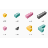 Magnetyczne klocki piankowe TUKI® BUILDER 56 – Kreatywna zabawa