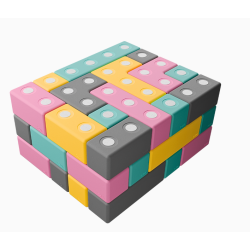Magnetyczne klocki piankowe TUKI® BUILDER 56 – Kreatywna zabawa