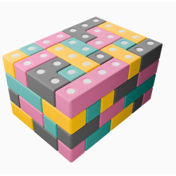 Magnetyczne klocki piankowe TUKI® BUILDER 76 – Kreatywna zabawa