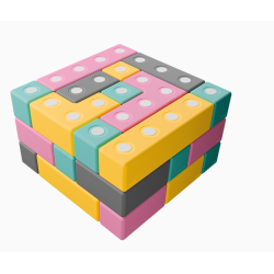 Magnetyczne klocki piankowe TUKI® BUILDER 43 – Kreatywna zabawa