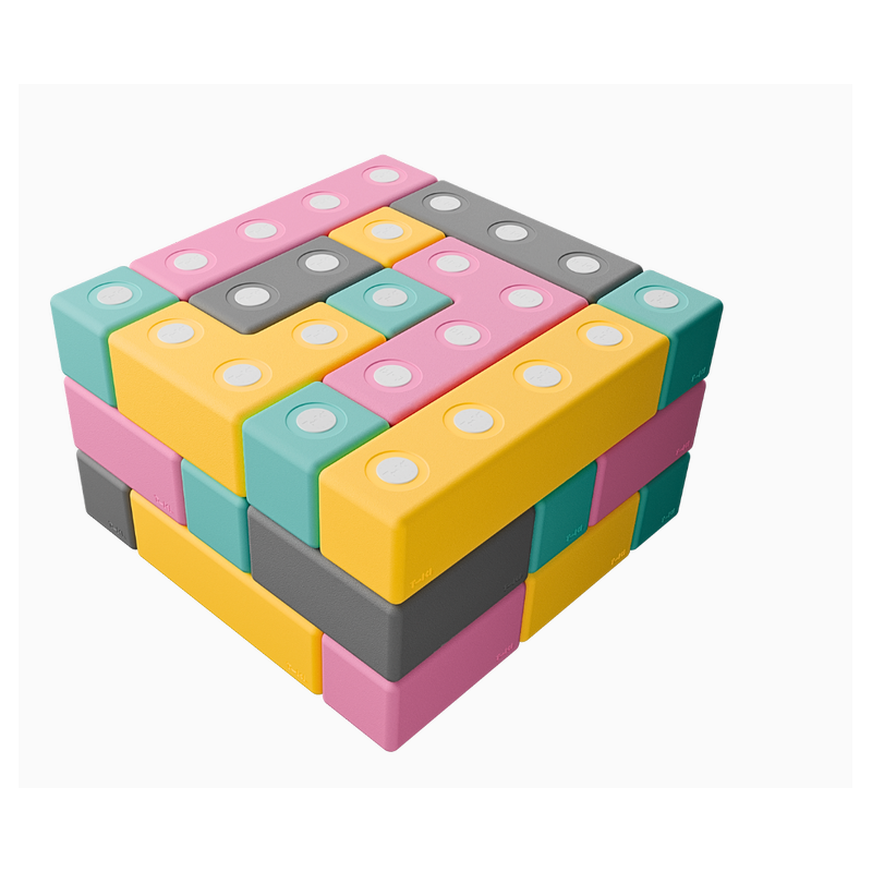 Magnetyczne klocki piankowe TUKI® BUILDER 43 – Kreatywna zabawa