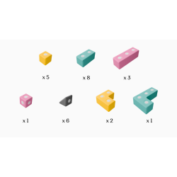 Magnetyczne klocki piankowe TUKI® BUILDER 26 – Kreatywna zabawa