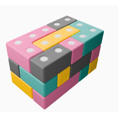 Magnetyczne klocki piankowe TUKI® BUILDER 26 – Kreatywna zabawa Magnetyczne klocki piankowe TUKI® BUILDER 26 – Kreatywna zabawa