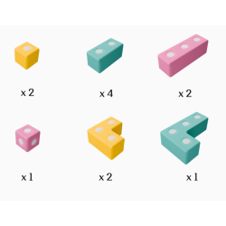 Magnetyczne klocki piankowe TUKI® BUILDER 12 – Kreatywna zabawa