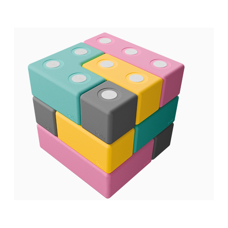 Magnetyczne klocki piankowe TUKI® BUILDER 12 – Kreatywna zabawa