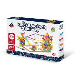 Kreatywne Klocki Małych Geniuszy – 224 el. | Edukacja i Zabawa