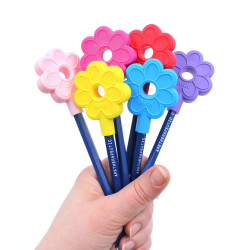 Gryzak Pencil Flower – nasadka na ołówek | Sensoryczna pomoc