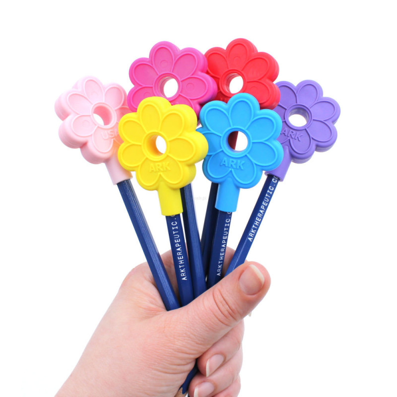 Gryzak Pencil Flower – nasadka na ołówek | Sensoryczna pomoc