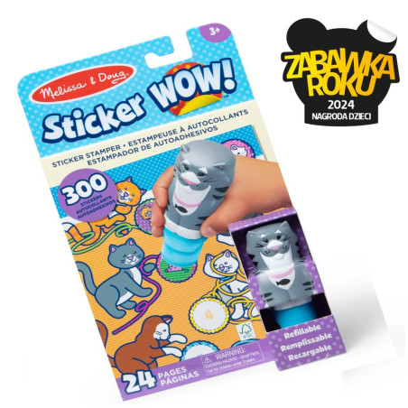 Sticker WOW! Stempelki Kociaki – Zabawa bez bałaganu!