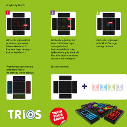 Gra logiczna Tic Tac TRIOS, strategia dla całej rodziny!