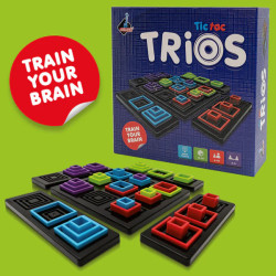 Gra logiczna Tic Tac TRIOS, strategia dla całej rodziny!