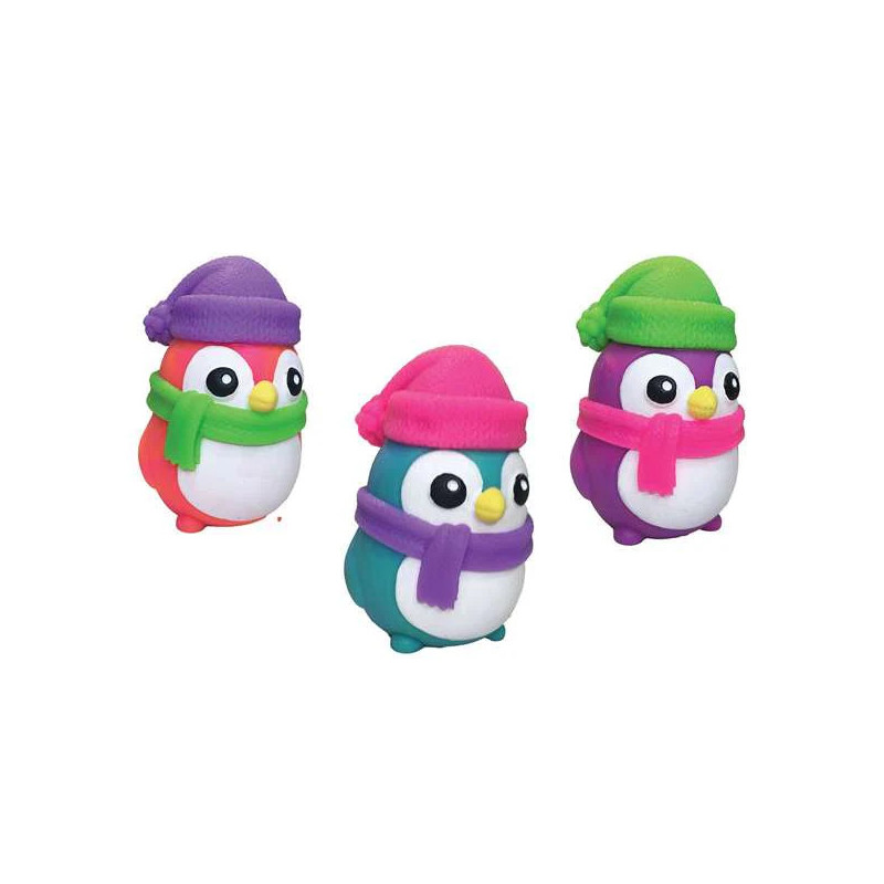 Świecący w ciemności Polar Glow Penguin – antystresowy fidget