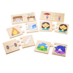 Edukacyjne puzzle przeciwieństwa – nauka przez zabawę!