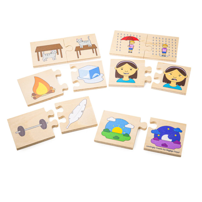 Edukacyjne puzzle przeciwieństwa – nauka przez zabawę!