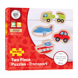 Drewniane Puzzle Transport – Nauka i Zabawa dla Malucha