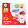 Drewniane Puzzle Transport – Nauka i Zabawa dla Malucha