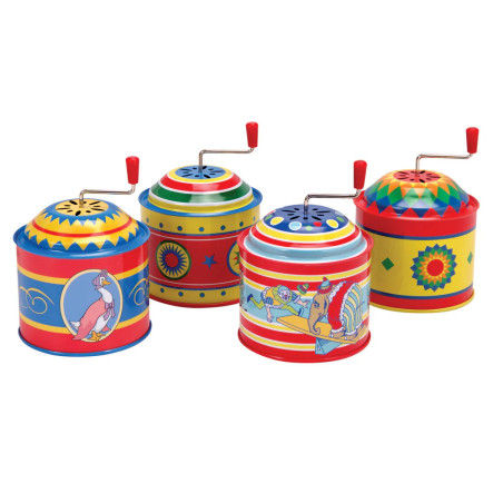 Pozytywka Tin Music Boxes – Retro zabawka dla dzieci Pozytywka Tin Music Boxes – Retro zabawka dla dzieci