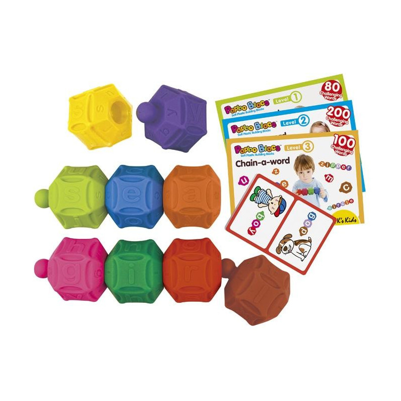 Klocki Popboblocs - Literki | Nauka i Integracja Sensoryczna