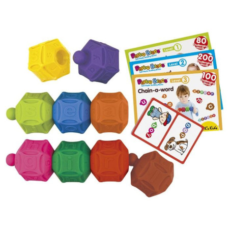 Klocki Popboblocs - Literki | Nauka i Integracja Sensoryczna