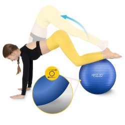 Piłka gimnastyczna 55 cm – rehabilitacja, korekcja, trening