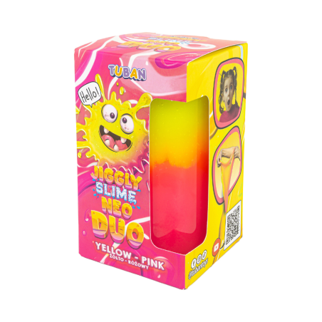 Dwukolorowy slime Jiggly Neo Duo – masa sensoryczna 430 g Dwukolorowy slime Jiggly Neo Duo – masa sensoryczna 430 g