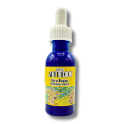 Farba Ebru 30ml niebieska – sztuka malowania na wodzie
