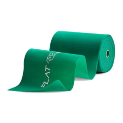 Taśma rehabilitacyjna FLAT BAND zielona 5-8 kg na metry