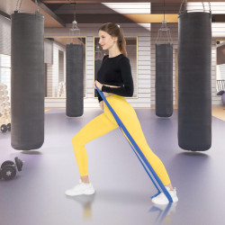 Taśma rehabilitacyjna niebieska 30 m | Ciężki opór 9–11 kg